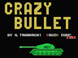 Crazy Bullet screenshot 2 for MSX